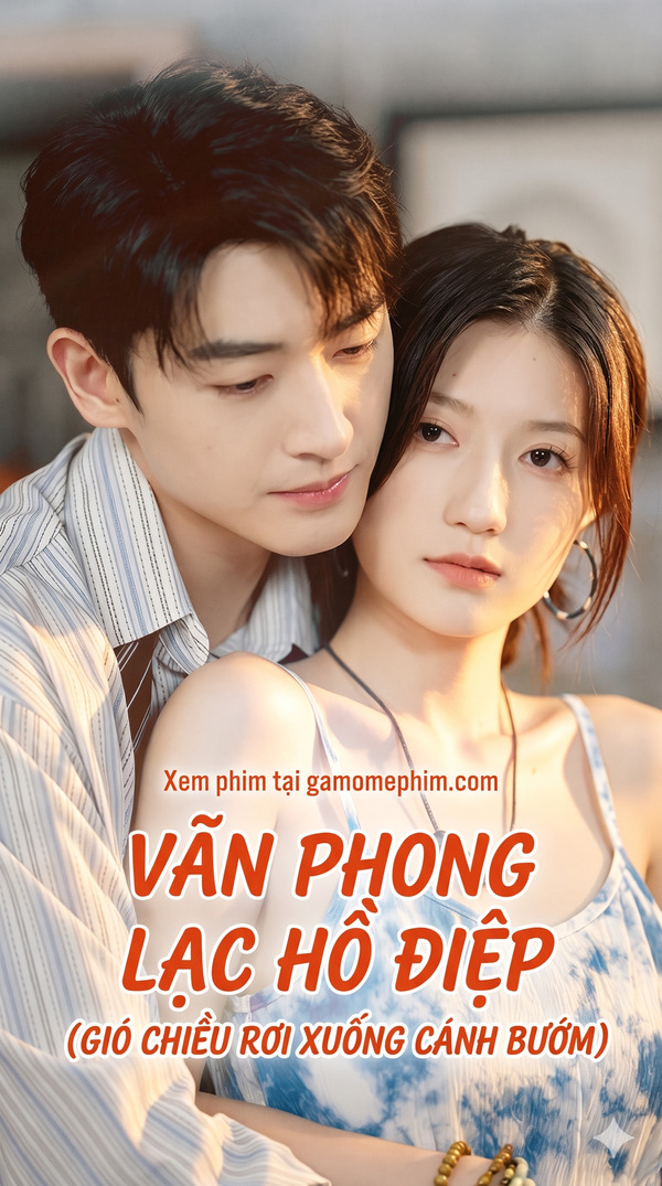 Poster phim Vãn Phong Lạc Hồ Điệp (Gió Chiều Rơi Xuống Cánh Bướm)